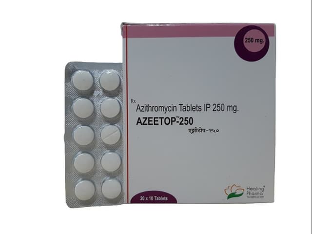 AZEETOP 250MG TAB (1X10)